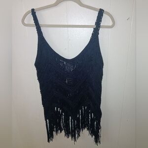 Women's Active USA Bohemian Style Sleeveless Top Coverup M/L